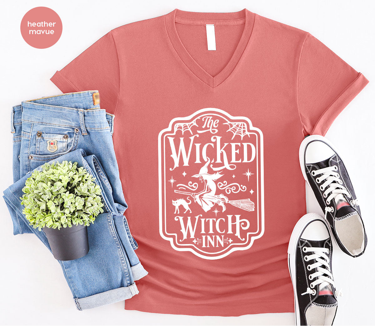 Witch Crewneck Sweatshirt, Halloween Shirts for Women product image 28