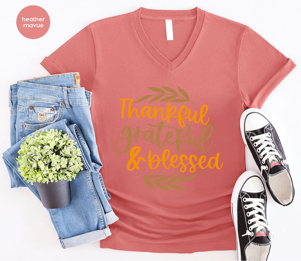 Fall Tshirt, Autumn Clothing, Gift for Her, Happy product image 17
