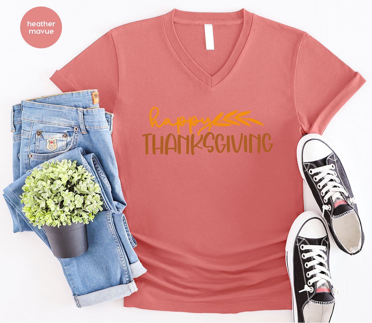 Happy Thanksgiving Shirt, Fall Crewneck Sweatshirt, Family product image 40