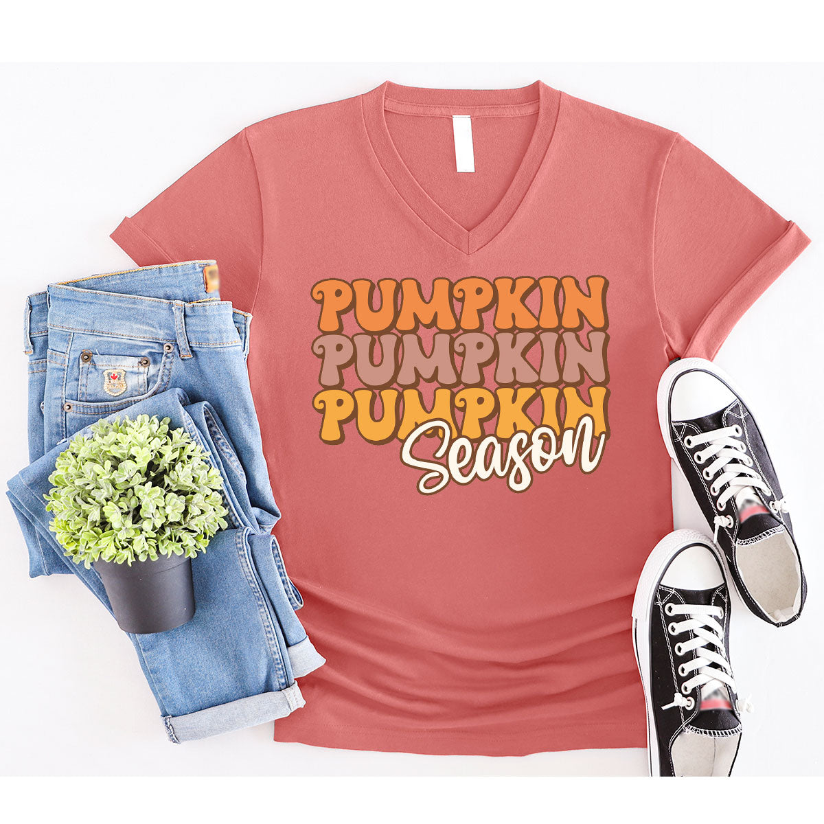 Fall Shirt, Pumpkin Season Thanksgiving 2022 T-Shirt, Cute product image 14