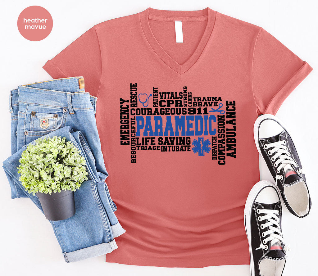 Paramedic T-Shirt, Ambulance Shirt, Life Saver Gift For product image 38