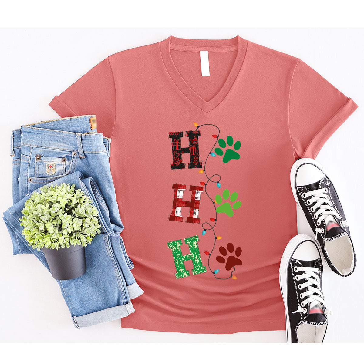 Christmas Cat Shirt, Santa Clause T-Shirt For Mom, Pet product image 27