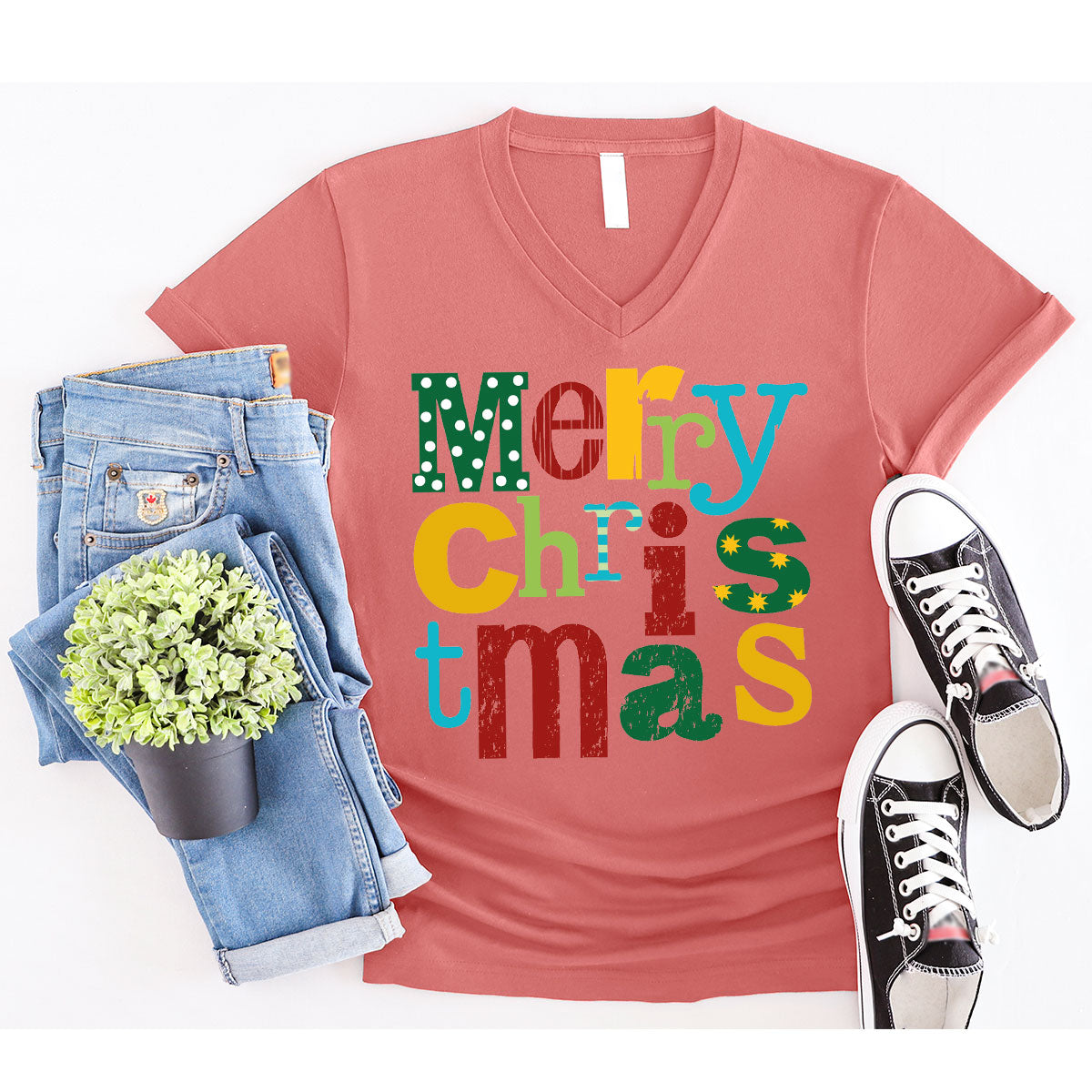 Merry Christmas Shirt, Family 2023 Tee, Xmas T-Shirt product image 17