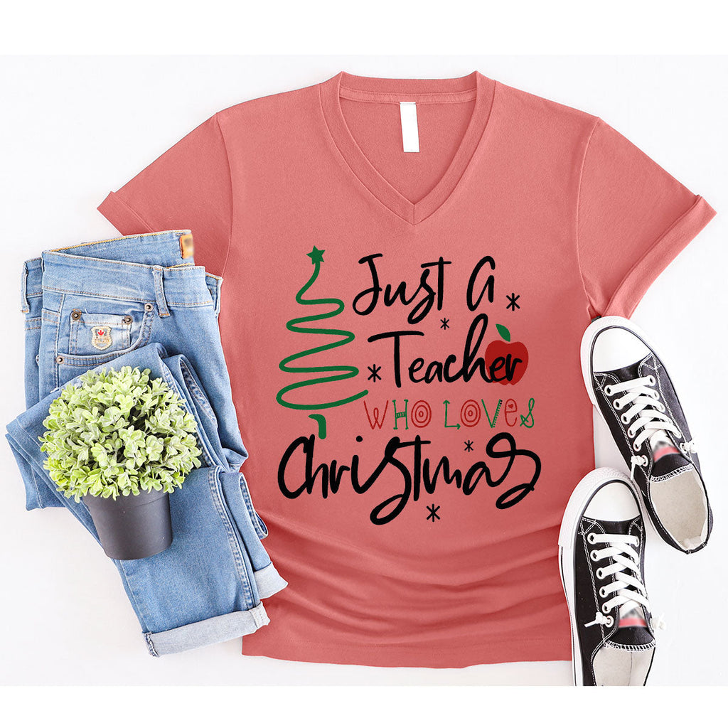 2023 Christmas Love Shirt, Just A Teach Who Loves Tee, Xmas product image 27