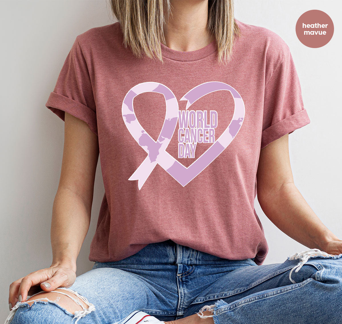 World Cancer Day Gift, T-Shirt, Support Shirt product image 46