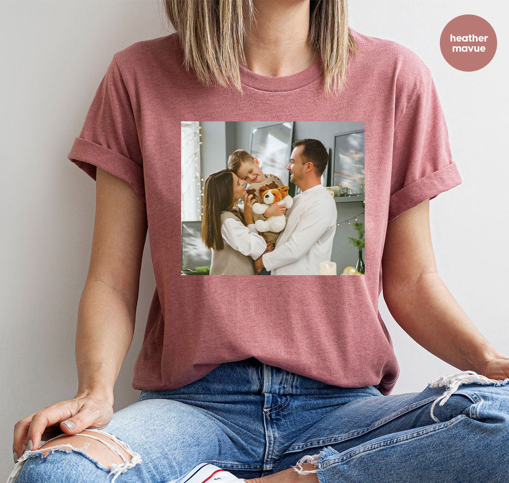 Custom Family T-Shirt, Customizable Photo Shirt, Baby Tee, product image 33
