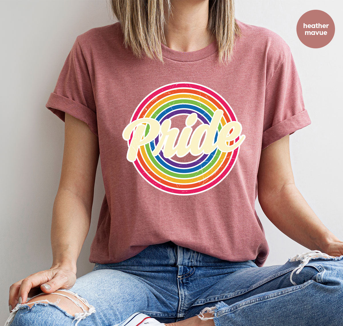 Pride Shirt, LGBT T-Shirt, Tee, Rainbow Graphic product image 40