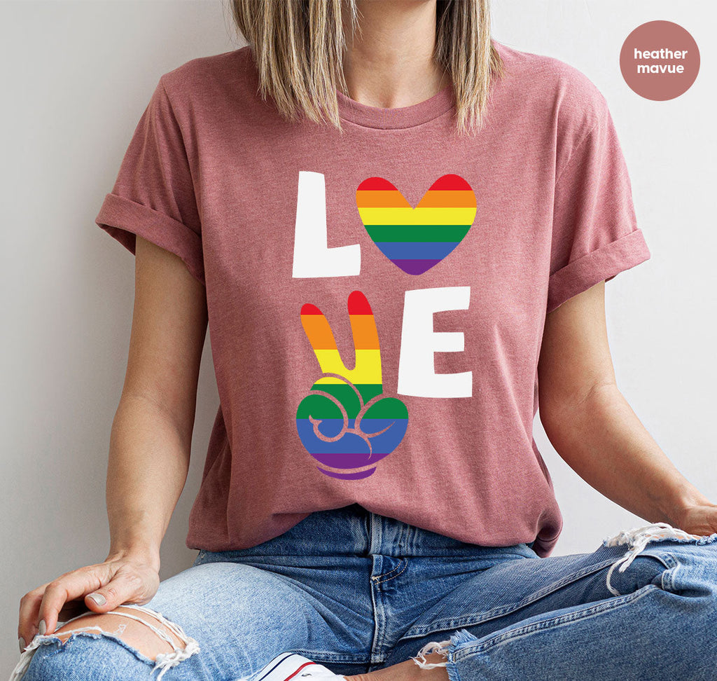 LGBT Love Shirt, Rainbow Glory T-Shirt, Pride Tee product image 43
