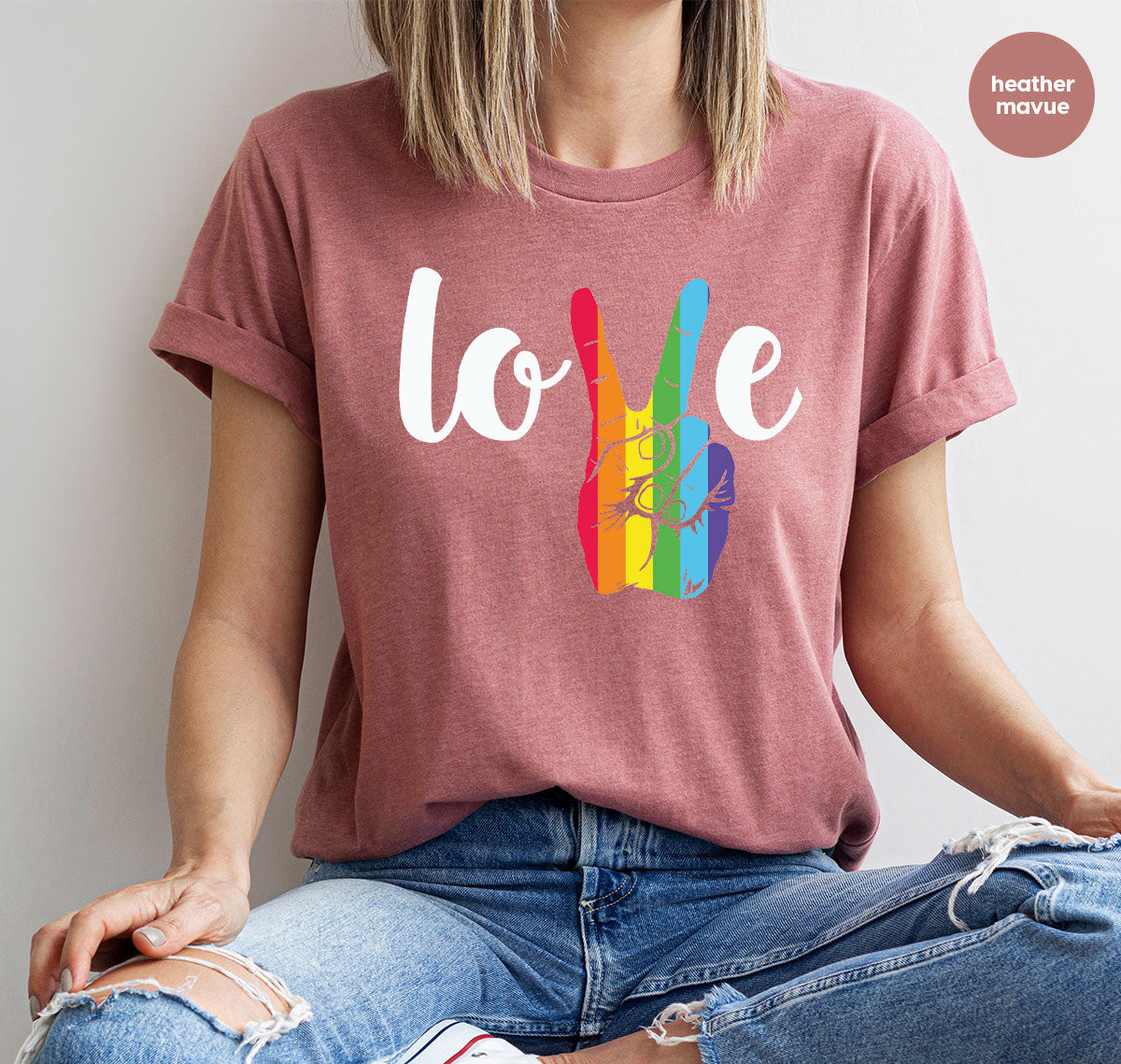 LGBT Love Shirt, Victory T-Shirt, Pride Tee, Glory product image 34