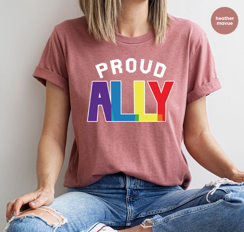 Proud Ally Shirt, LGBT T-Shirt, Tee product image 43
