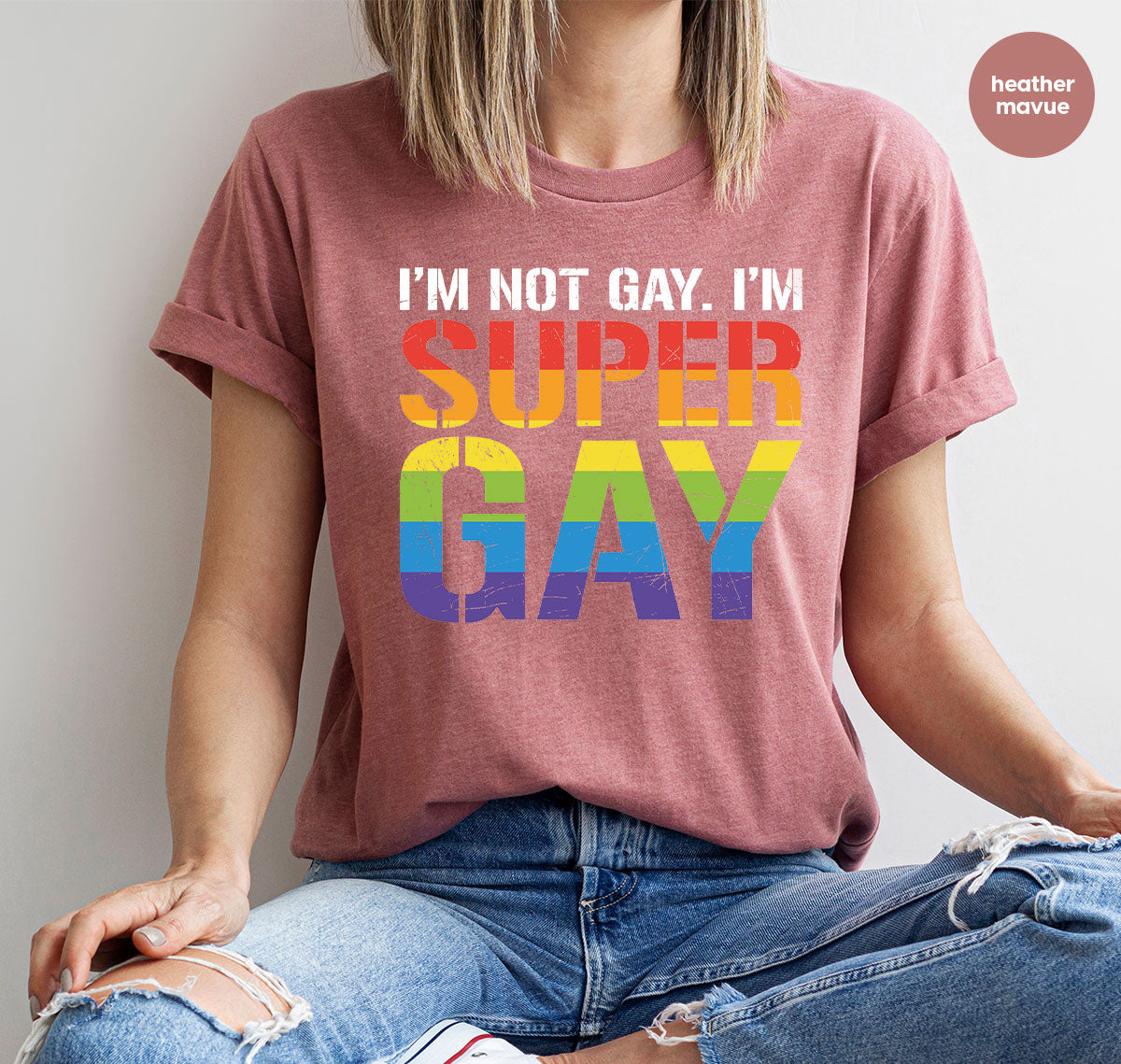 Super Gay Shirt, LGBT Power T-Shirt, Tee product image 37