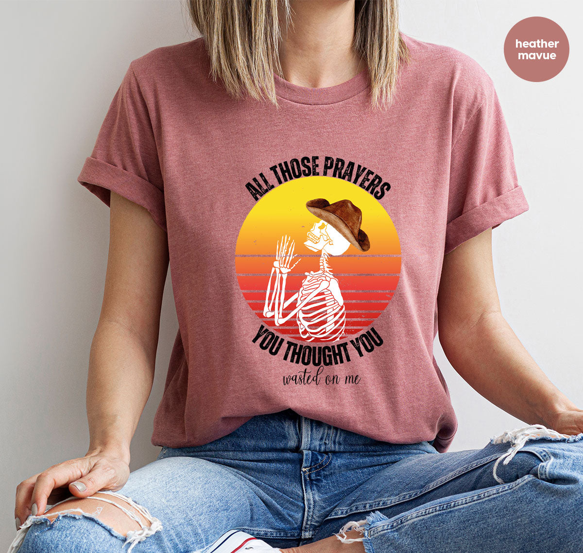 Halloween Crewneck Sweatshirt, Vintage Skeleton Shirt product image 108