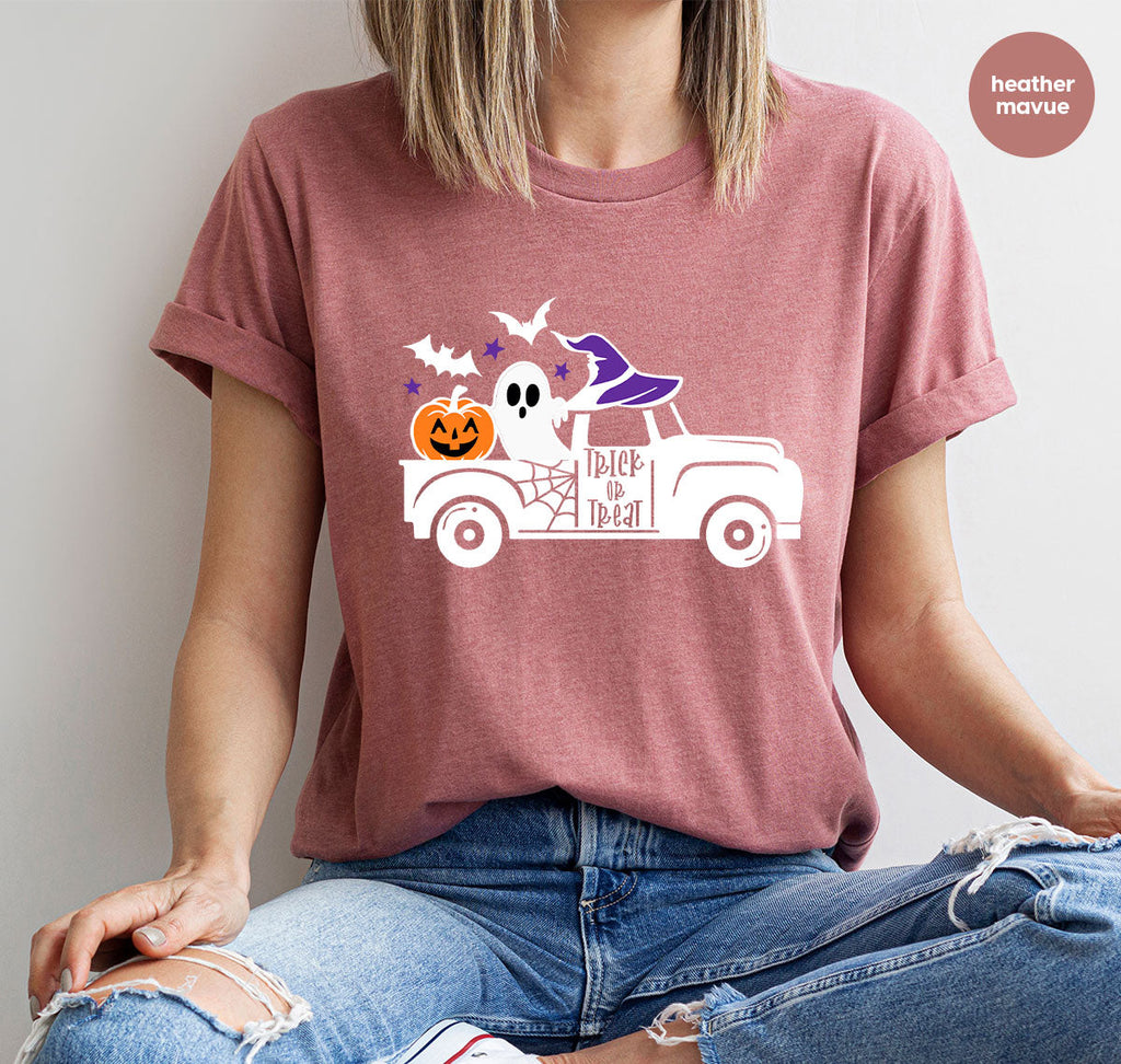Halloween Sweatshirt, Gifts, Pumpkin Graphic Tees, Spooky product image 40