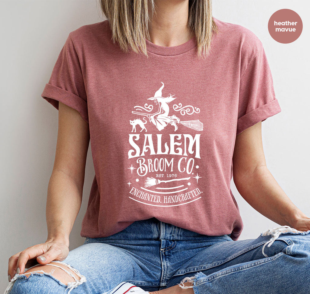 Halloween T-Shirt, Gifts, Salem Graphic Tees, Witchy Witch product image 22