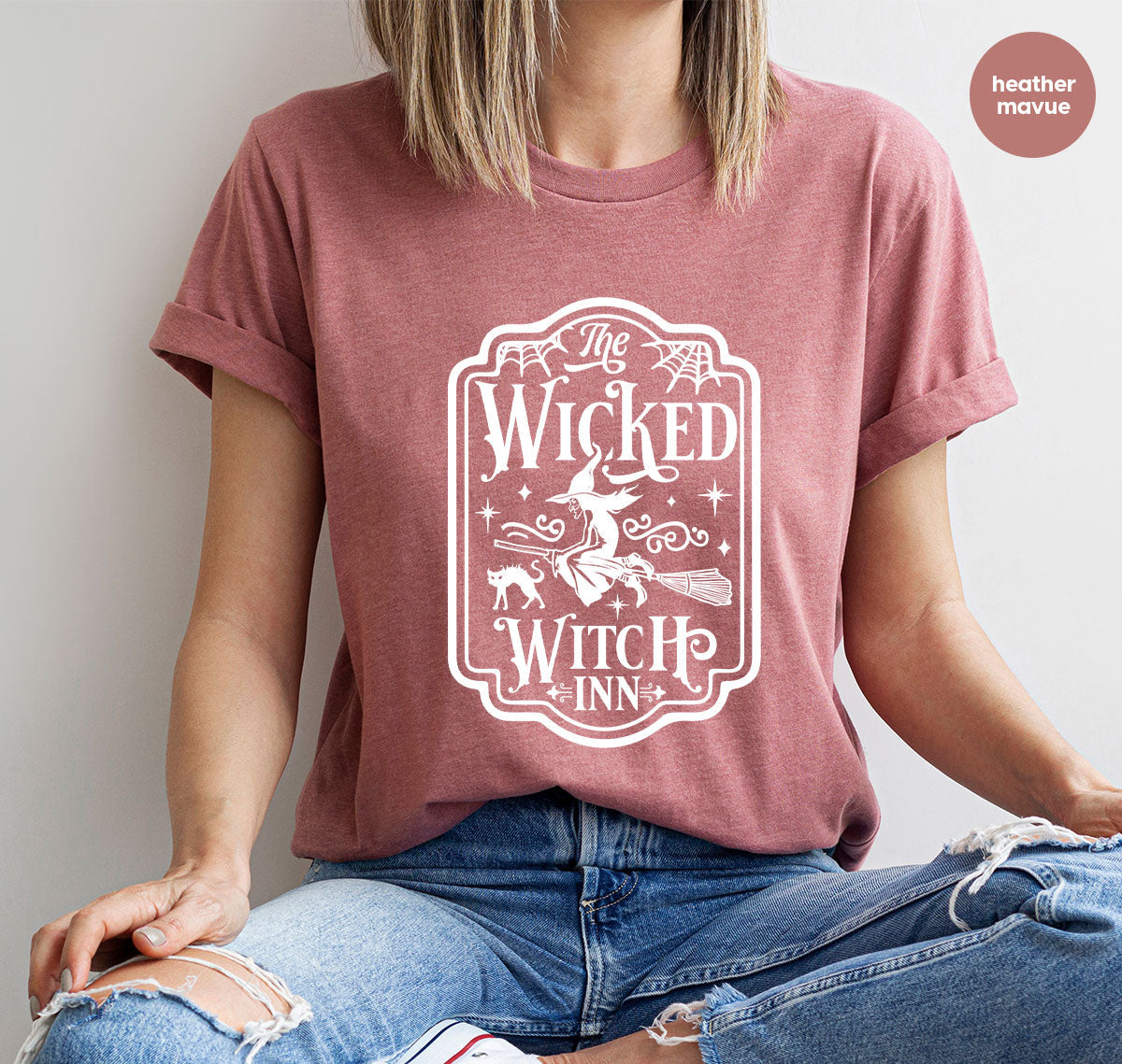 Witch Crewneck Sweatshirt, Halloween Shirts for Women product image 71