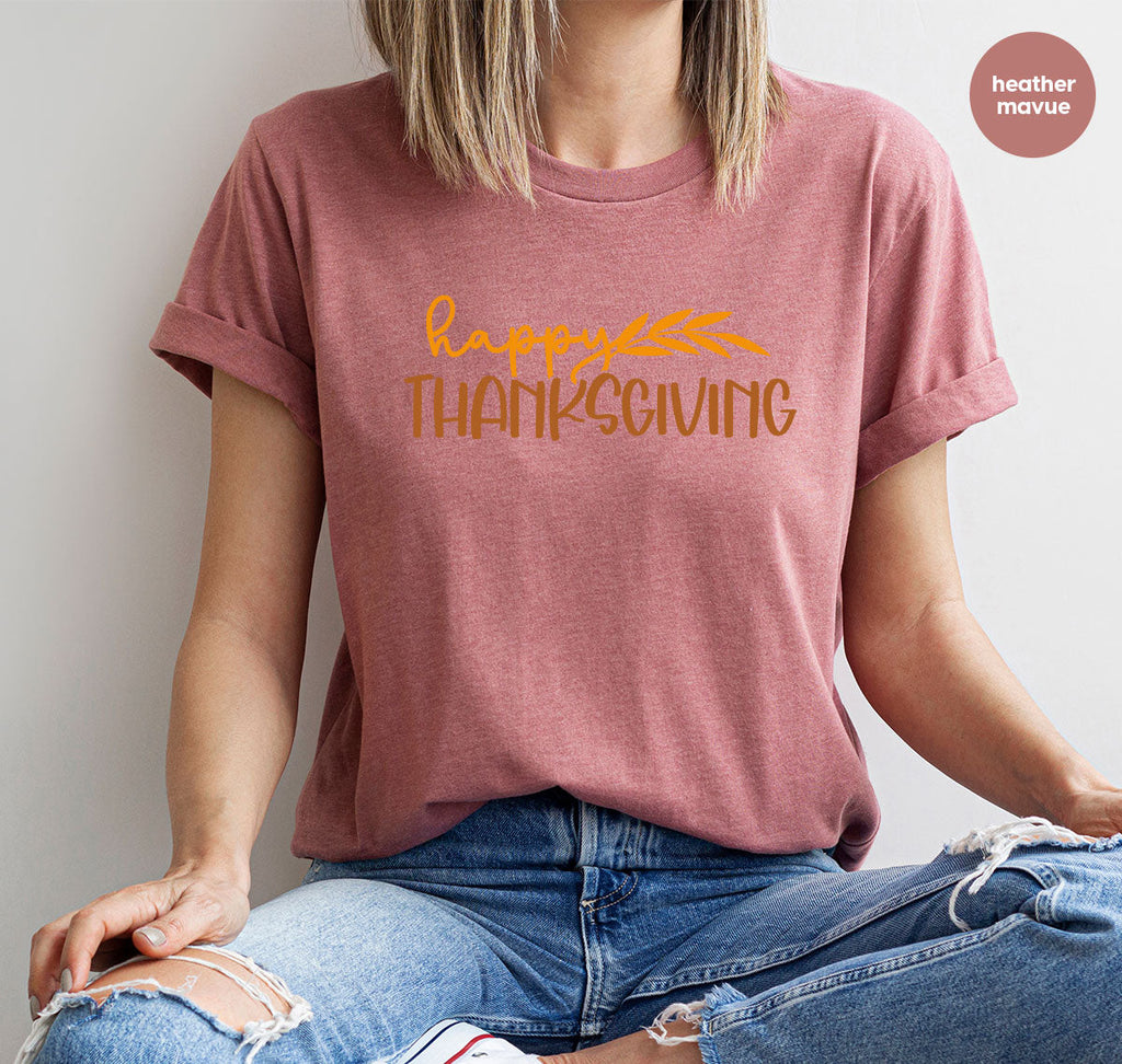 Happy Thanksgiving Shirt, Fall Crewneck Sweatshirt, Family product image 39