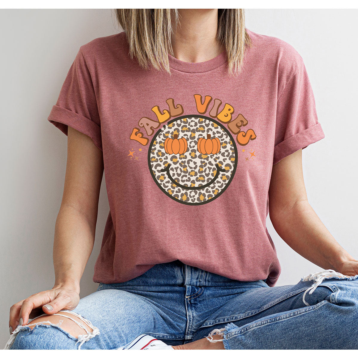 Fall Vibes Smile Shirt, 2022 T-Shirt, Funny Thanksgiving product image 18
