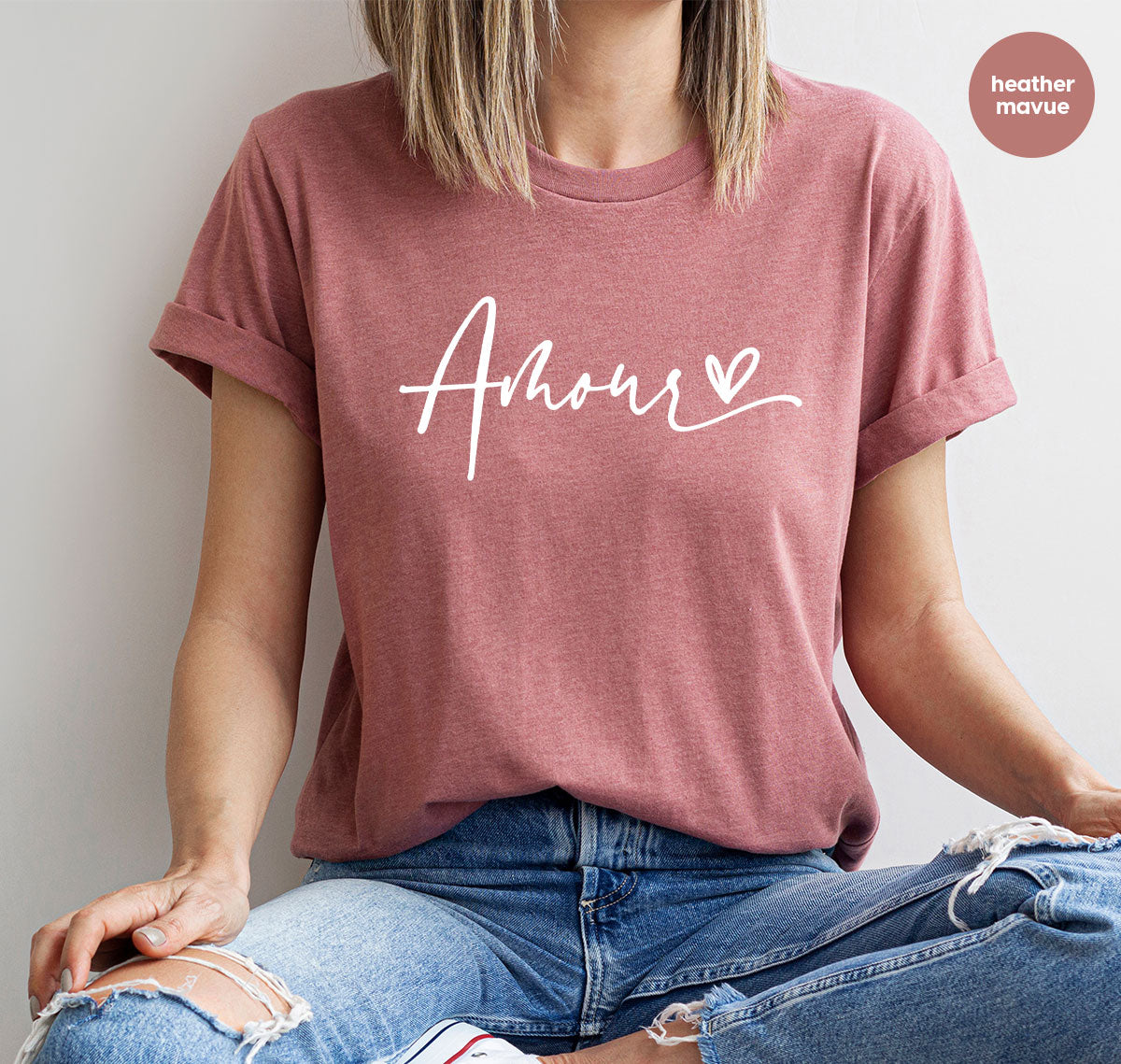 Among T-Shirt, Love Shirt, Heart Valentine's Tee product image 42