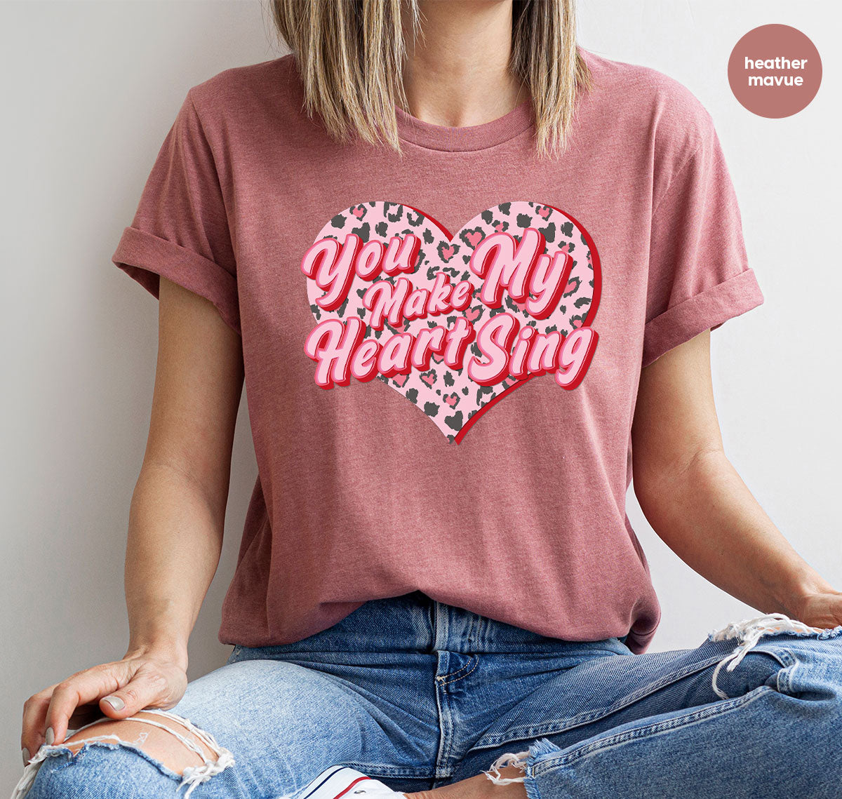 You Make My Heart Sing Shirt, Valentine's Day Romantic Gift product image 42