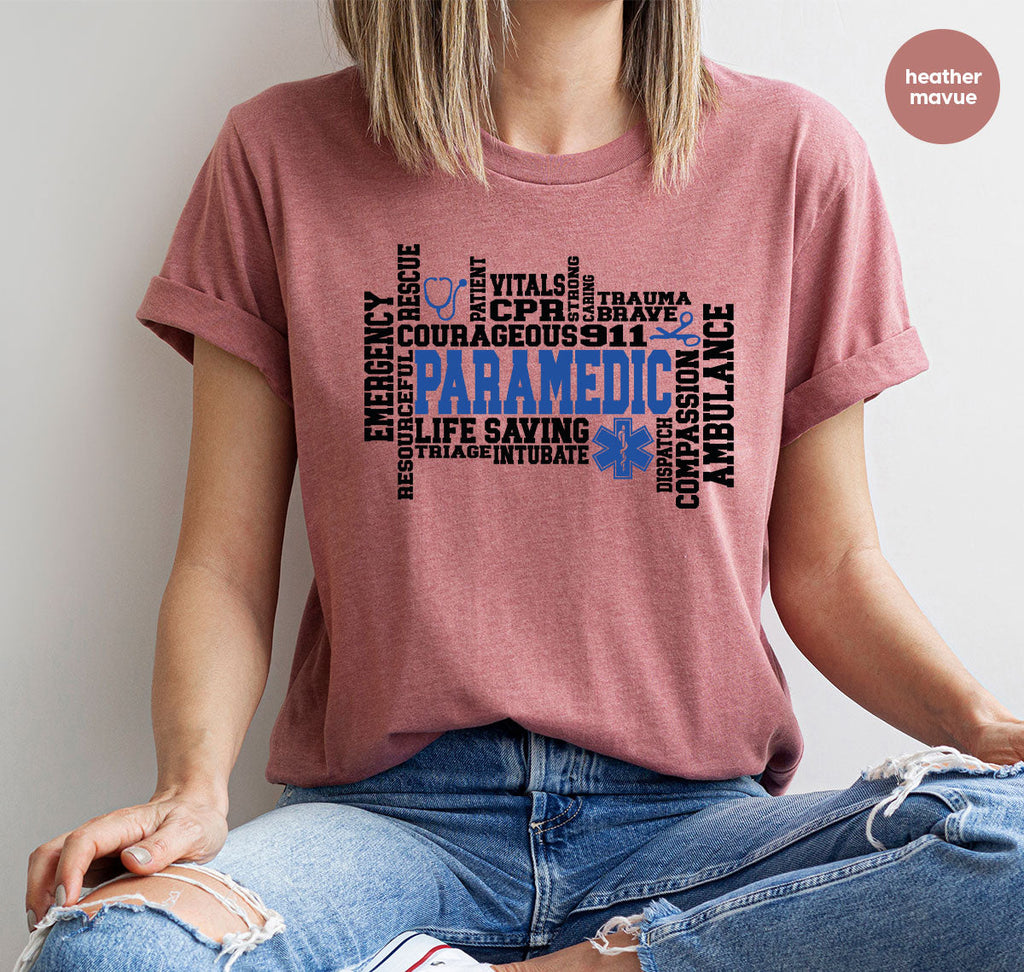 Paramedic T-Shirt, Ambulance Shirt, Life Saver Gift For product image 37
