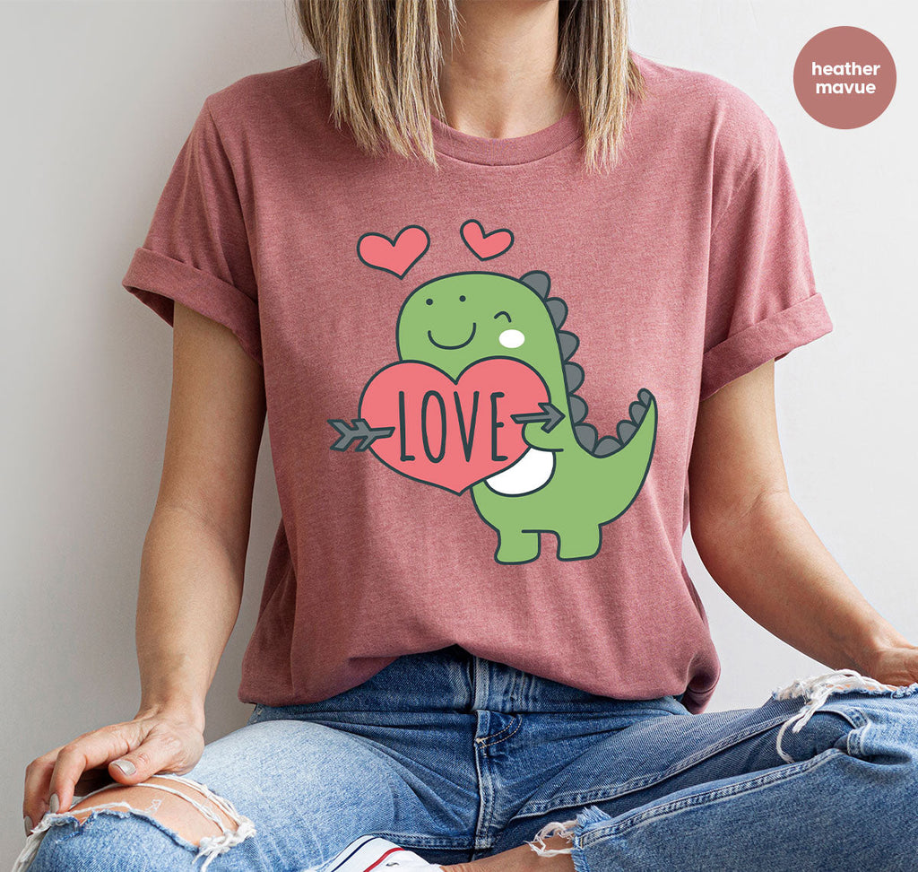 Love Shirt, Lovely Dinosaur Valentine's Day Special For product image 28