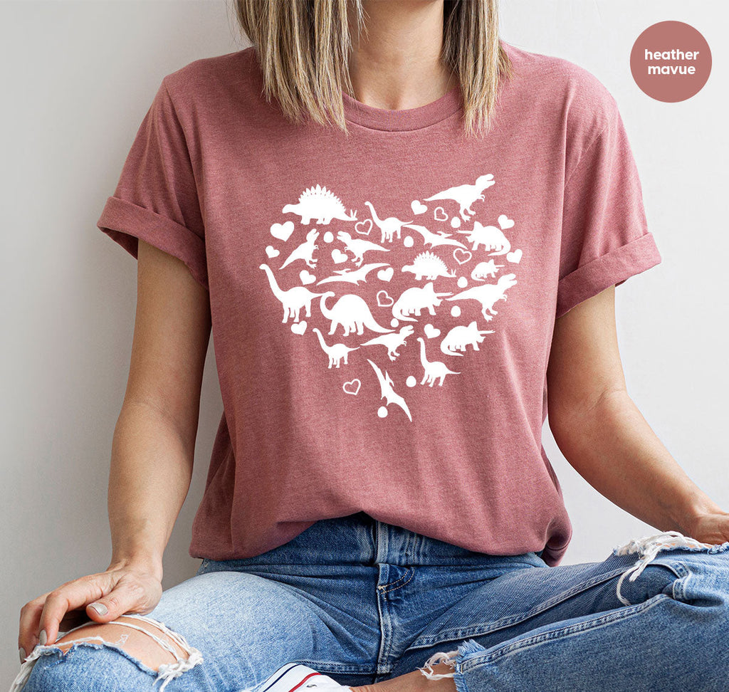 Dinosaur Shirt, Valentine T-Shirt, 2023 Gift product image 36