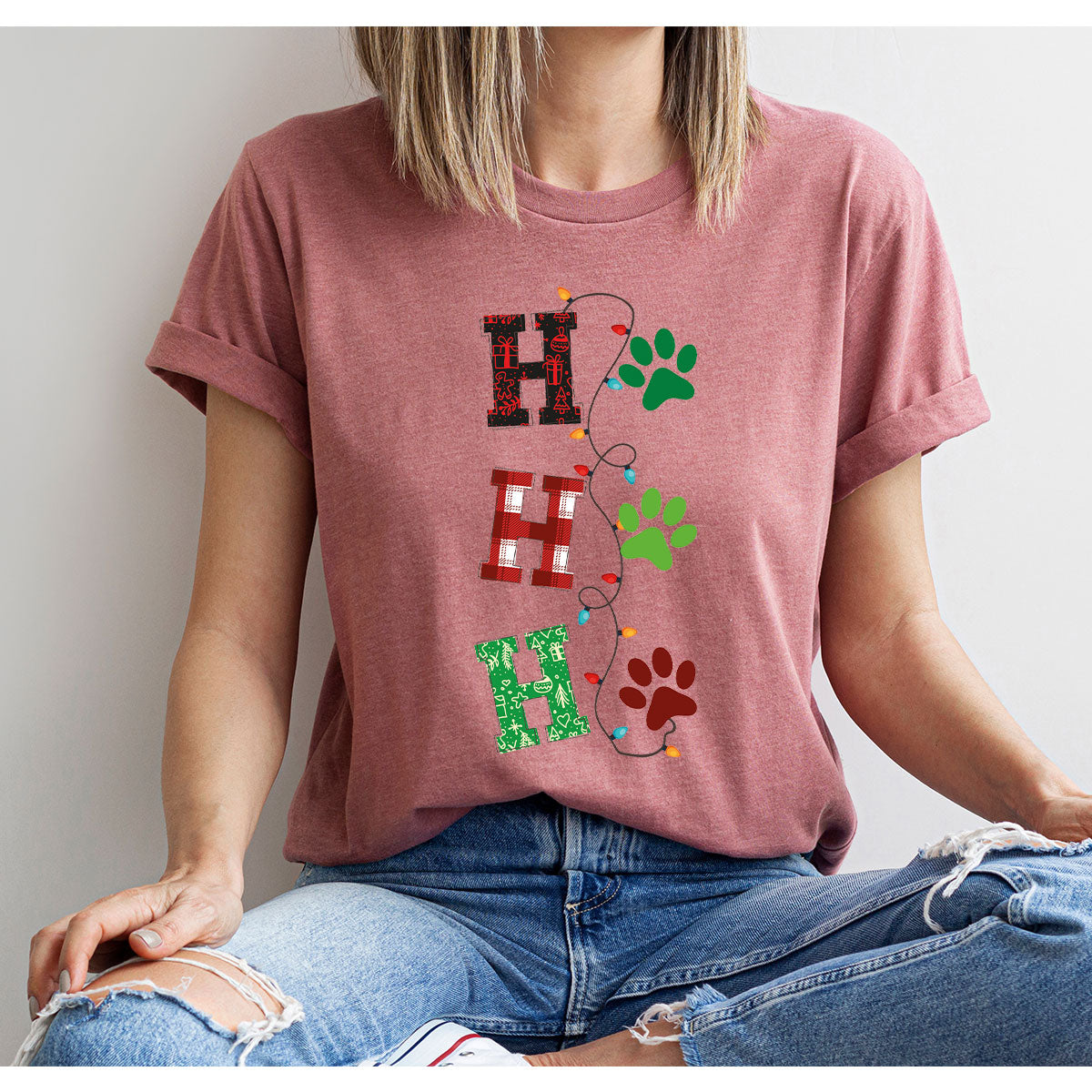 Christmas Cat Shirt, Santa Clause T-Shirt For Mom, Pet product image 26
