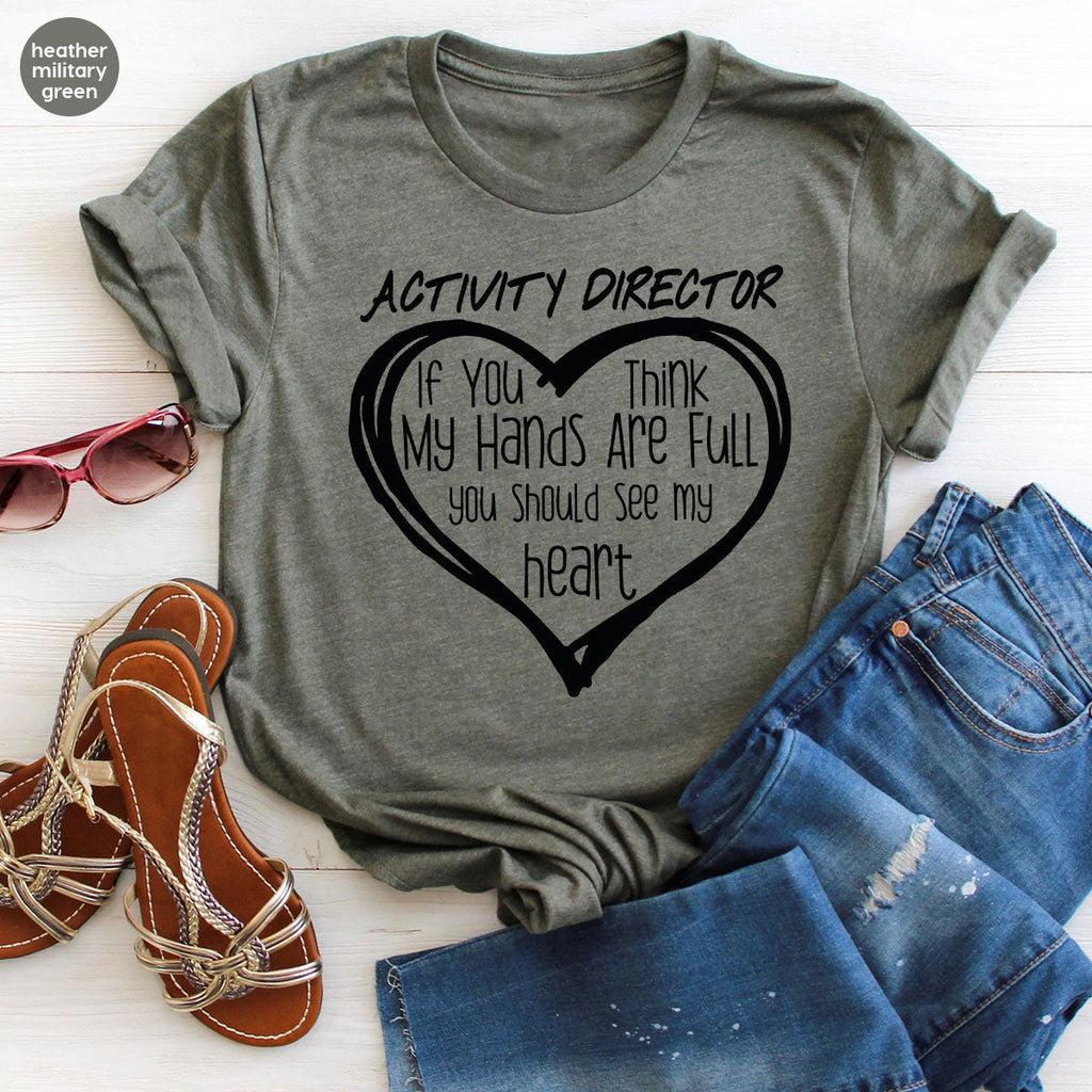 Activity Director Shirt, Love Heart Gift For Couples product image 31