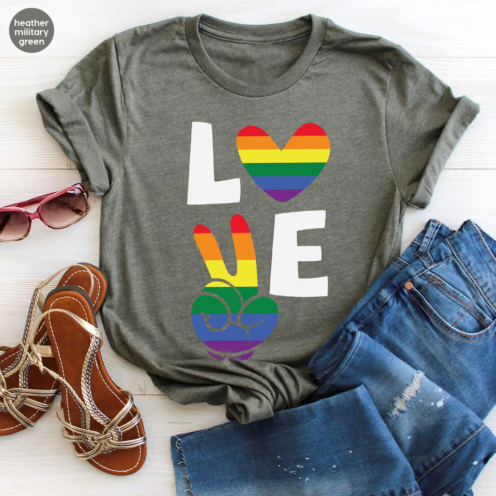 LGBT Love Shirt, Rainbow Glory T-Shirt, Pride Tee product image 45