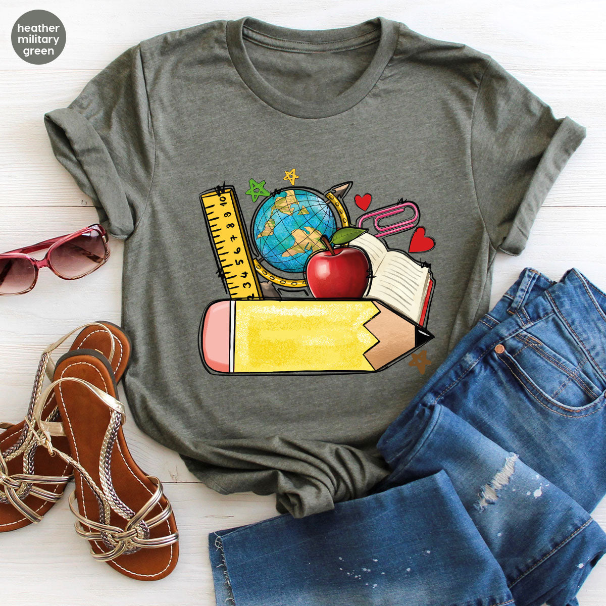 Funny Students Clothing, First Day of School Shirt, New product image 86