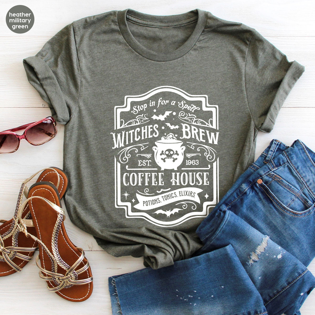 Halloween Shirt, Witchy Gifts, Spooky Season Tshirt, Spell product image 43
