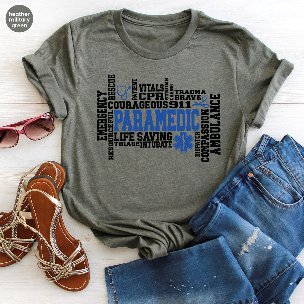 Paramedic T-Shirt, Ambulance Shirt, Life Saver Gift For product image 39