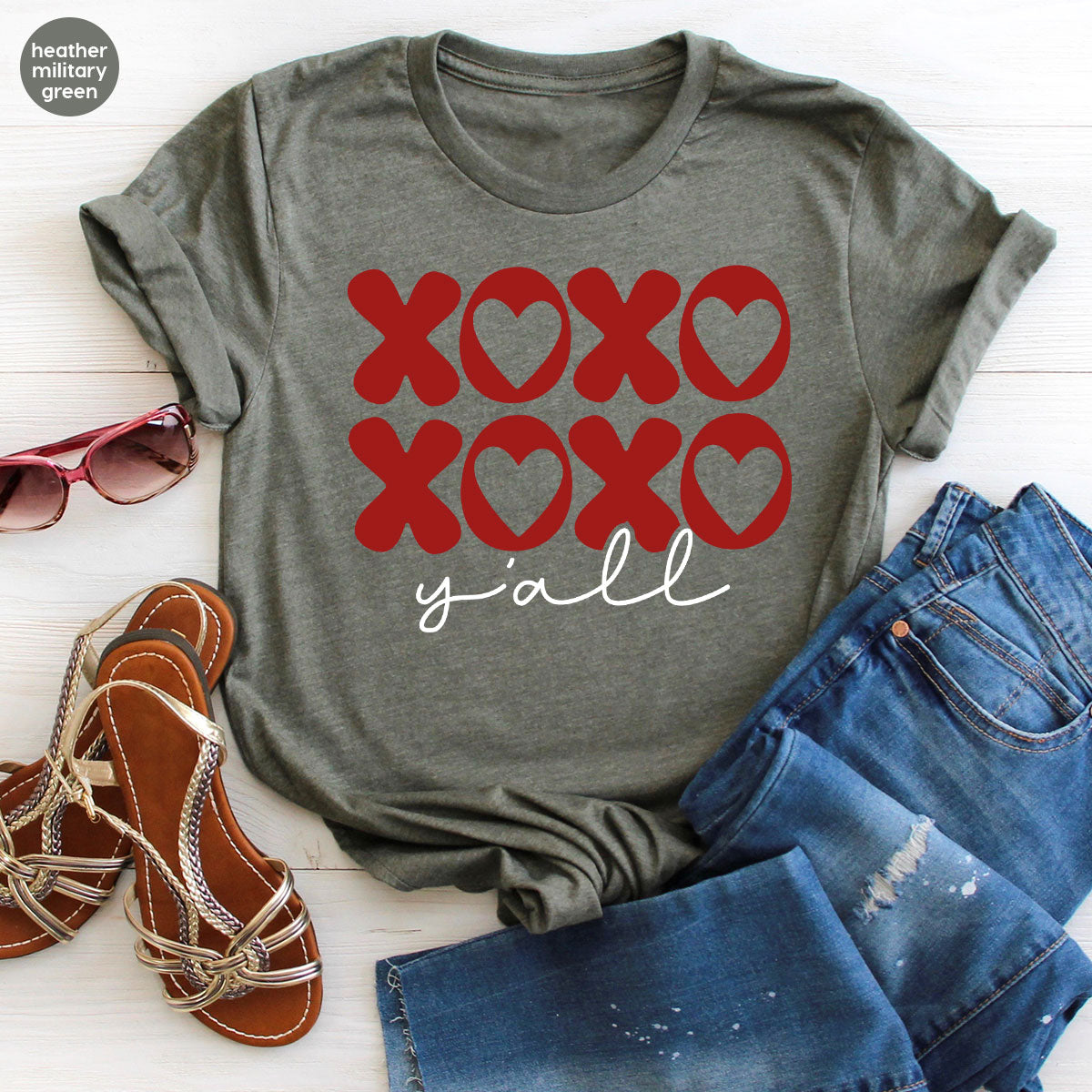 XOXO Shirt, Love Valentine's Day T-Shirt, Couple Match product image 41