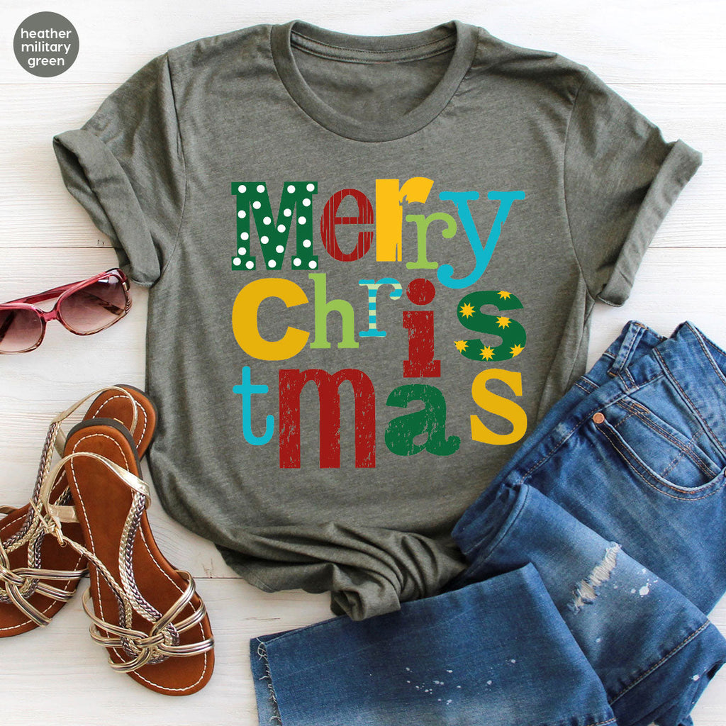 Merry Christmas Shirt, Family 2023 Tee, Xmas T-Shirt product image 18