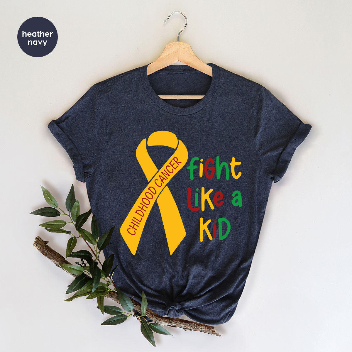 Fighting Like A Kid Shirt, Cancer Fight Childhood Canver product image 30