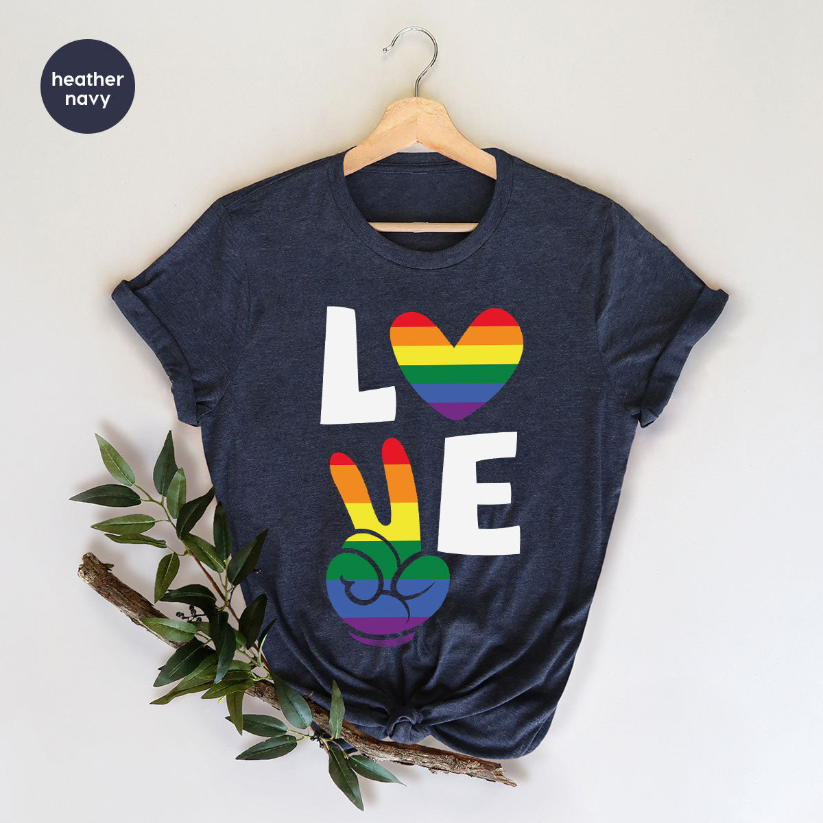 LGBT Love Shirt, Rainbow Glory T-Shirt, Pride Tee product image 46