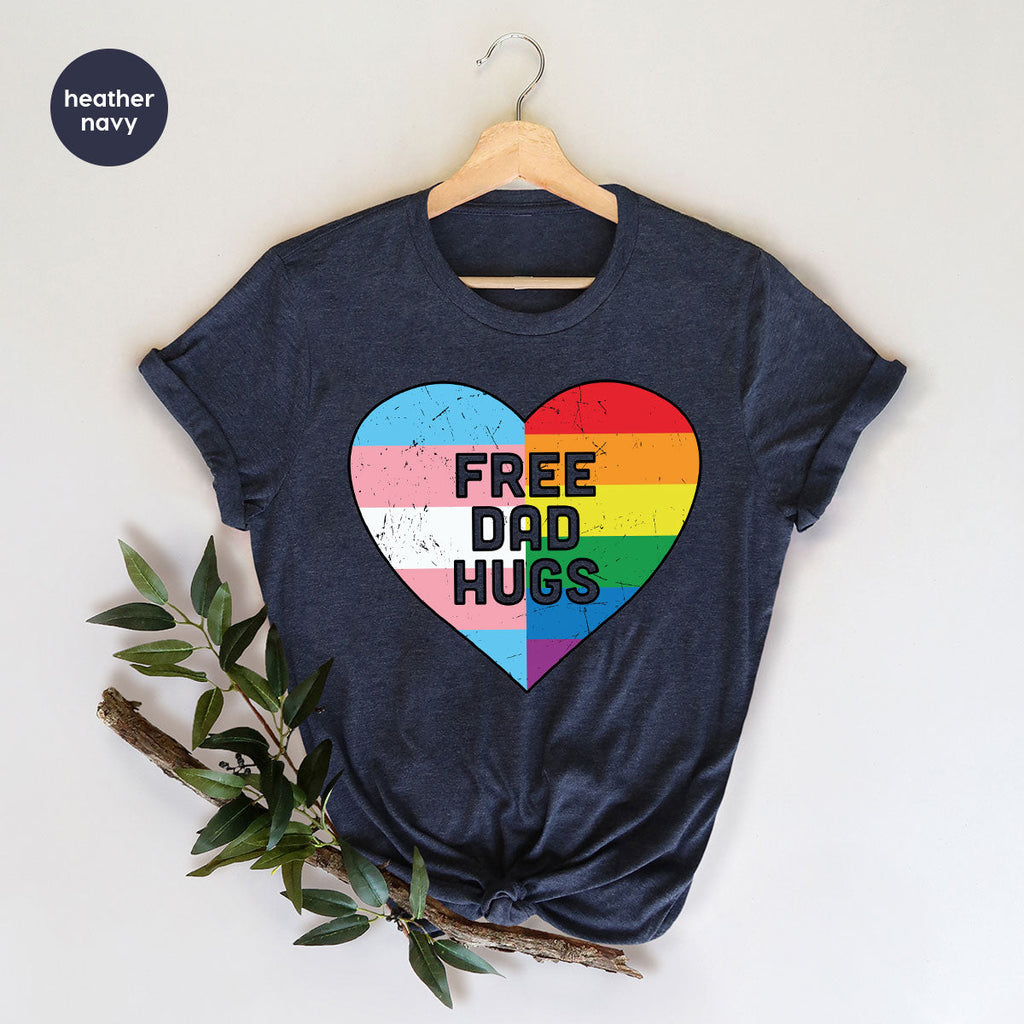 Free Dad Hugs Shirt, LGBT Pride T-Shirt product image 46