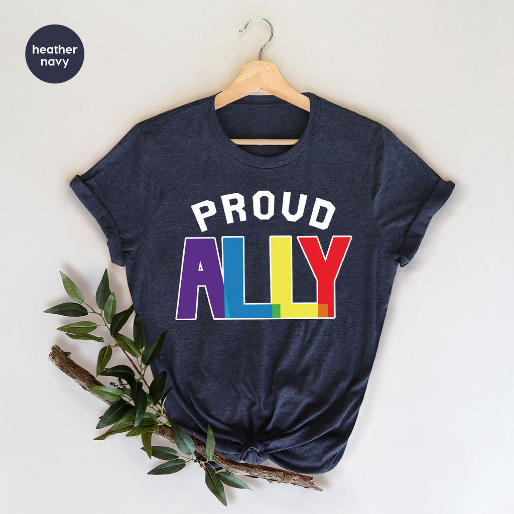 Proud Ally Shirt, LGBT T-Shirt, Tee product image 46