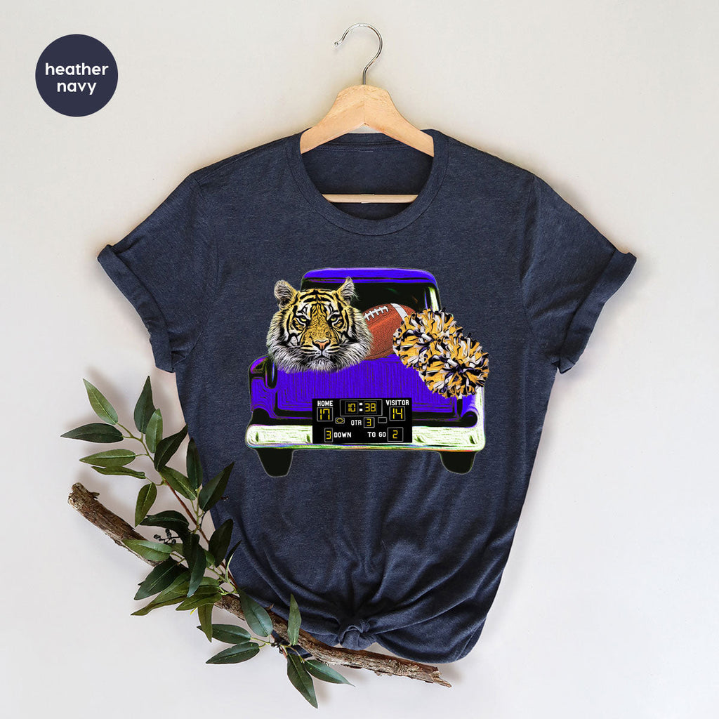 Football Truck Shirt, Tiger Graphic Tees, Mom TShirt, Gifts product image 59