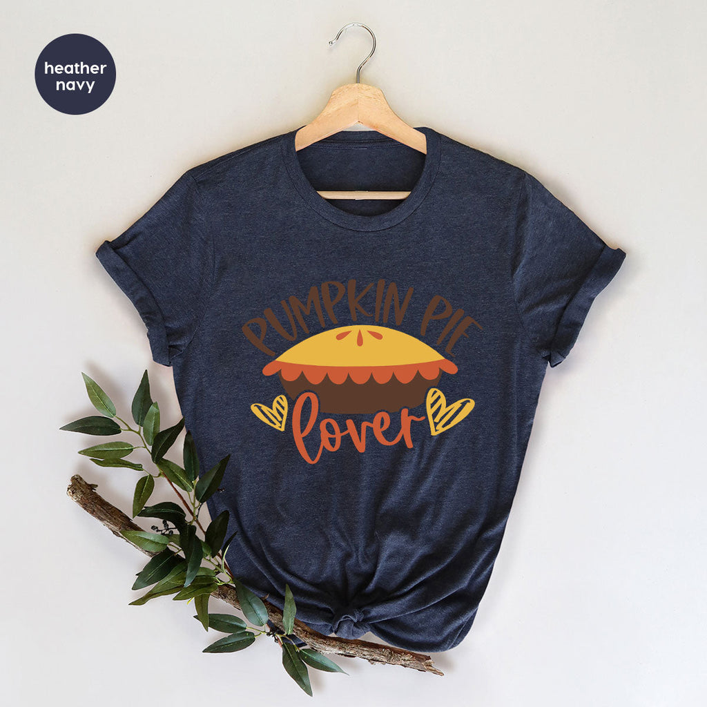Kids Thanksgiving Shirts, Pumpkin Pie Graphic Tees, Gift product image 52