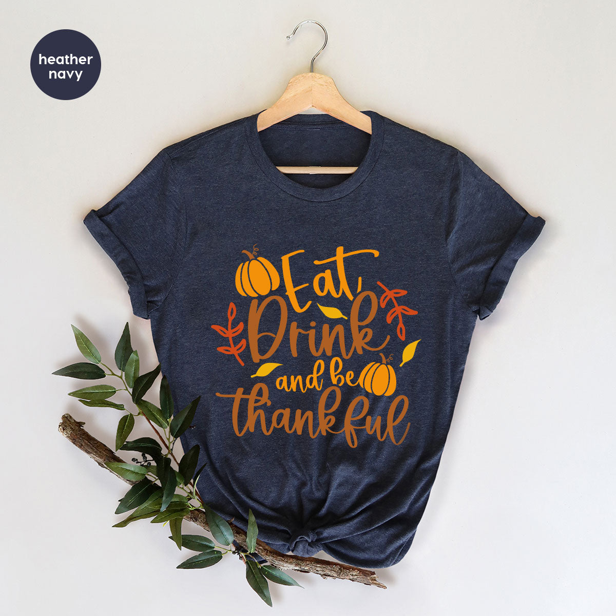 Cute Pumpkin T-Shirt, Fall Graphic Tees, Thankful Gifts product image 64