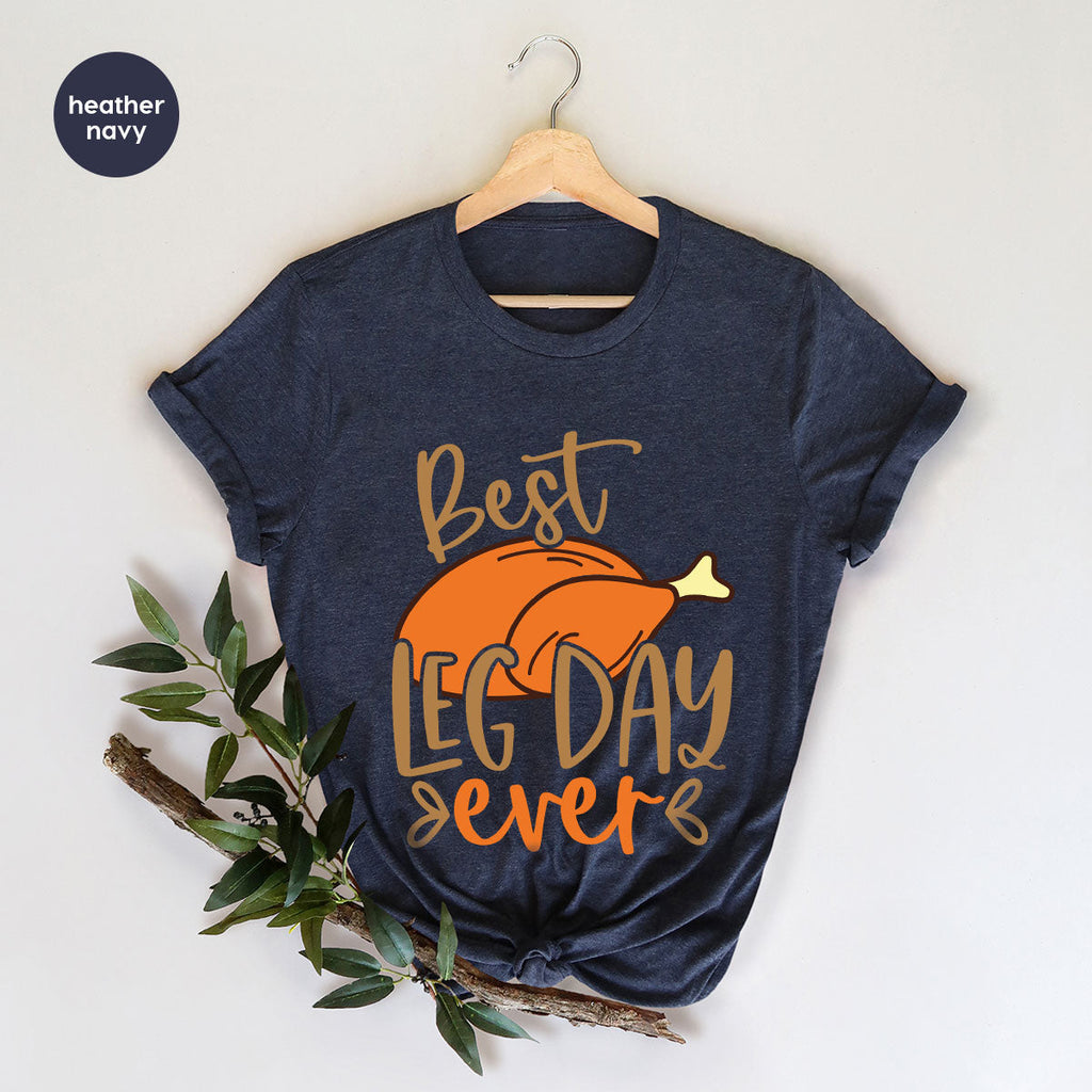 Funny Thanksgiving Shirts, Turkey Graphic Tees, Fall product image 40