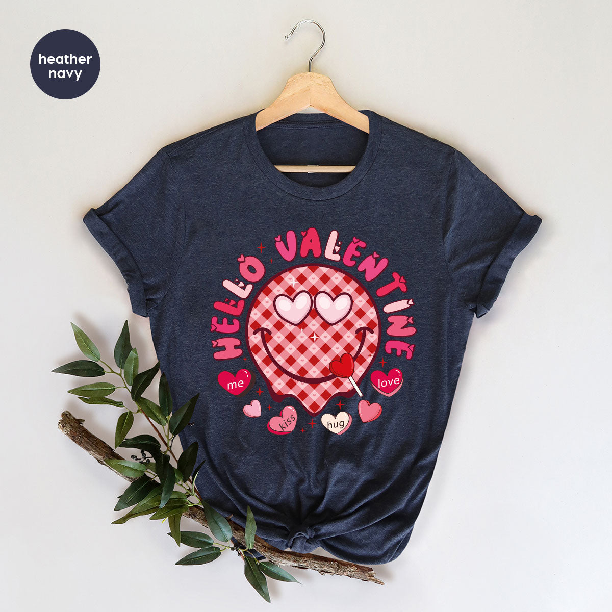 Hello Valentine Shirt, Valentine's Day Love Gift for My product image 29