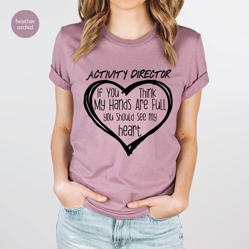 Activity Director Shirt, Love Heart Gift For Couples product image 33