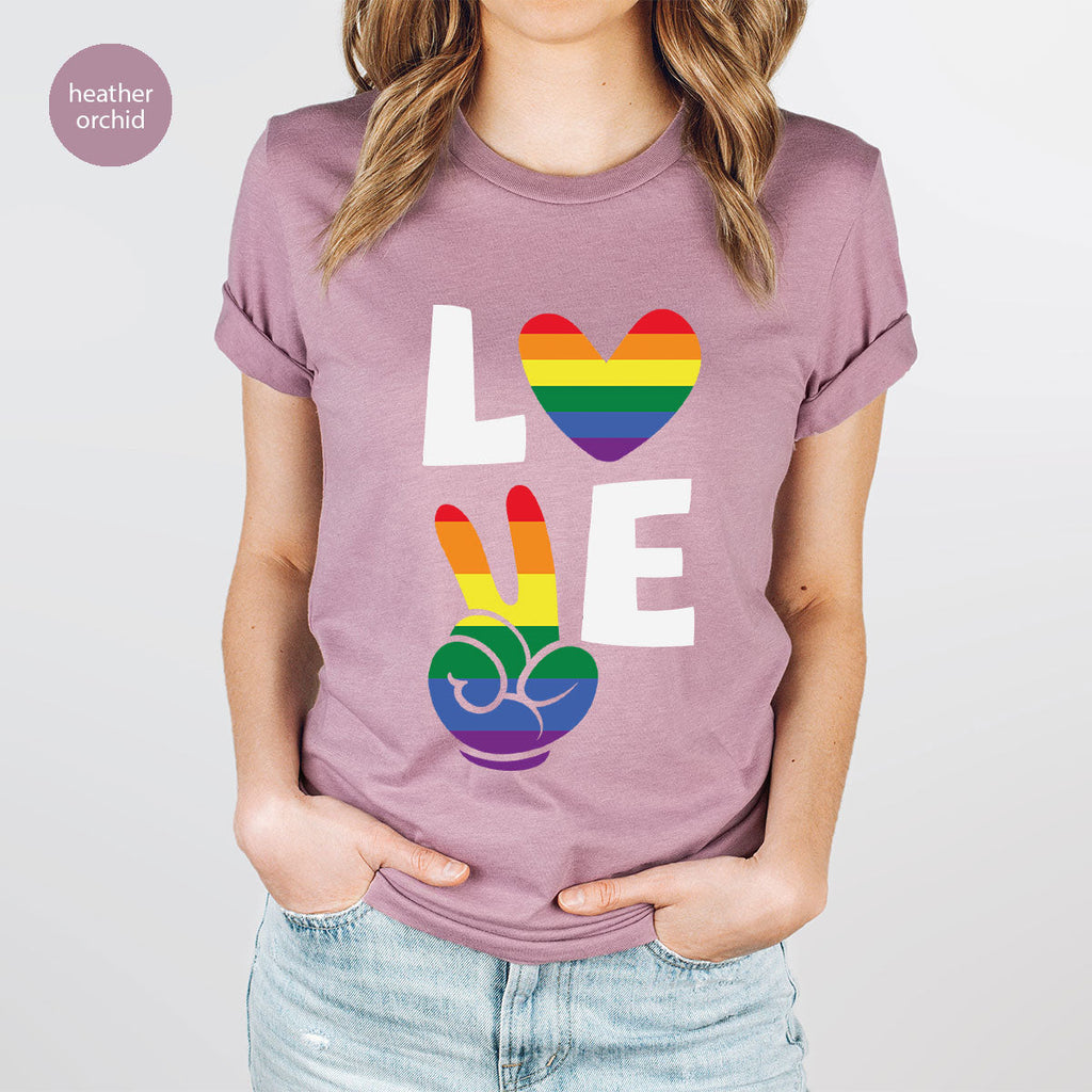 LGBT Love Shirt, Rainbow Glory T-Shirt, Pride Tee product image 47