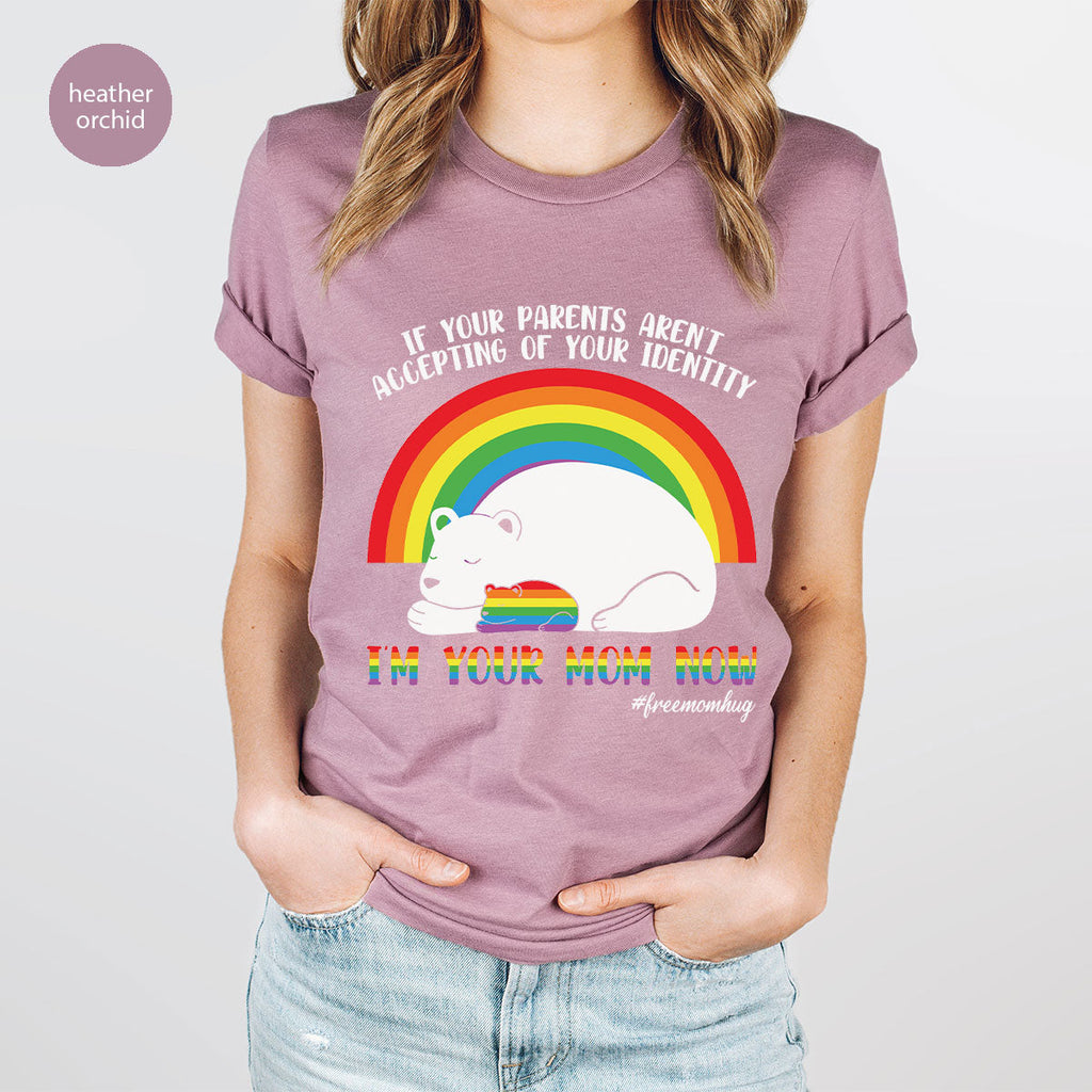 I'm Your Mom Now T-Shirt, Cute LGBT Glory Tee product image 47