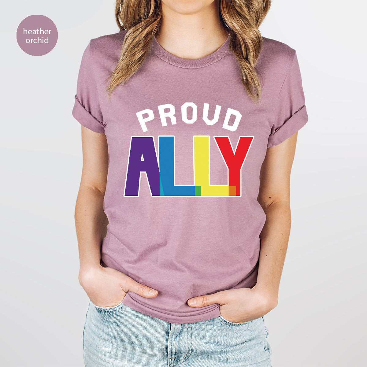 Proud Ally Shirt, LGBT T-Shirt, Tee product image 47