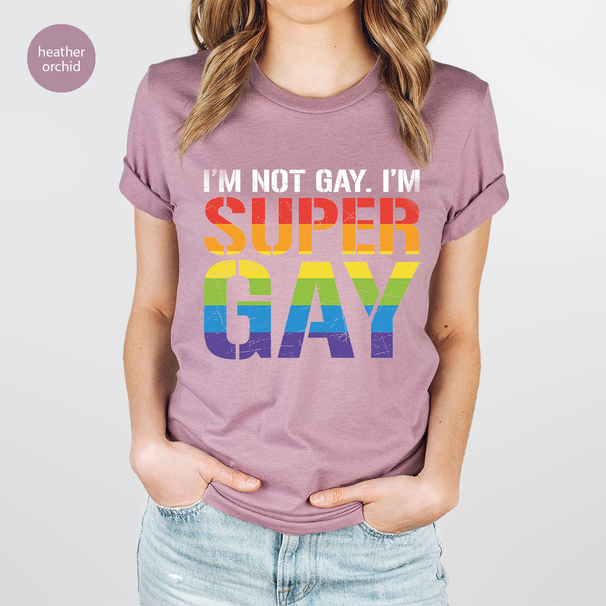 Super Gay Shirt, LGBT Power T-Shirt, Tee product image 41
