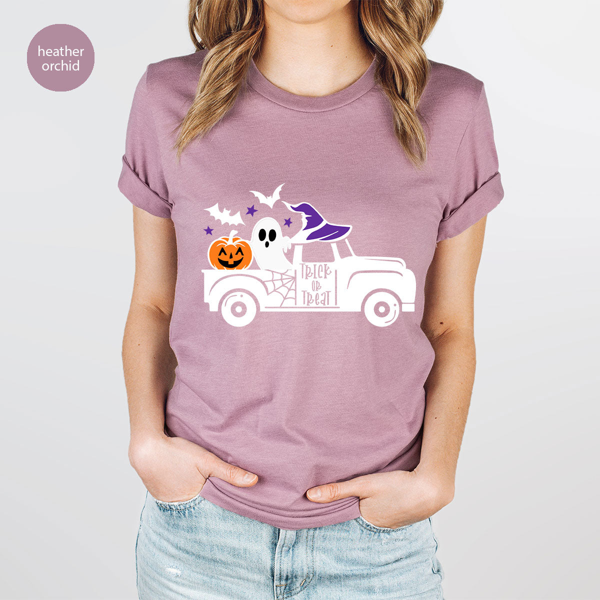 Halloween Sweatshirt, Gifts, Pumpkin Graphic Tees, Spooky product image 45