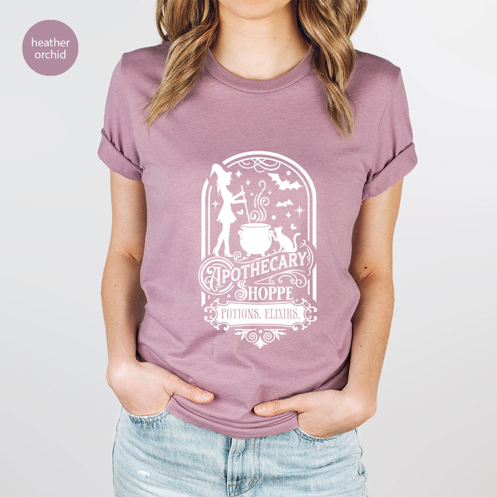 Funny Witch Shirt, Halloween Party Tshirt, Apothecary product image 104